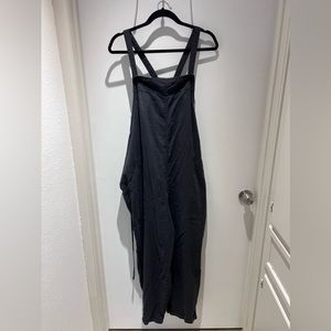 NWOT Universal Thread Navy Linen Overalls Jumpsuit - Size XXL